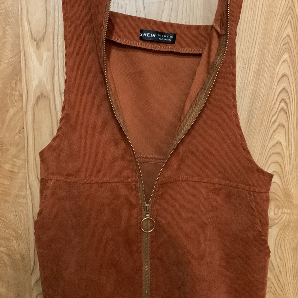 Shein Small rust colored mini dress. - Picture 3 of 6